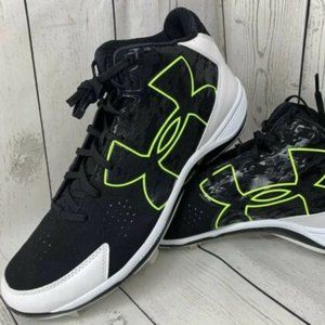 New Under Armour UA Ignite Mid ST Mens Metal Baseball Cleats 1264168-002